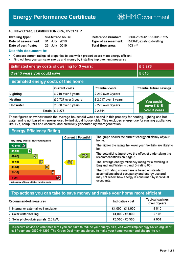 EPC Certificate