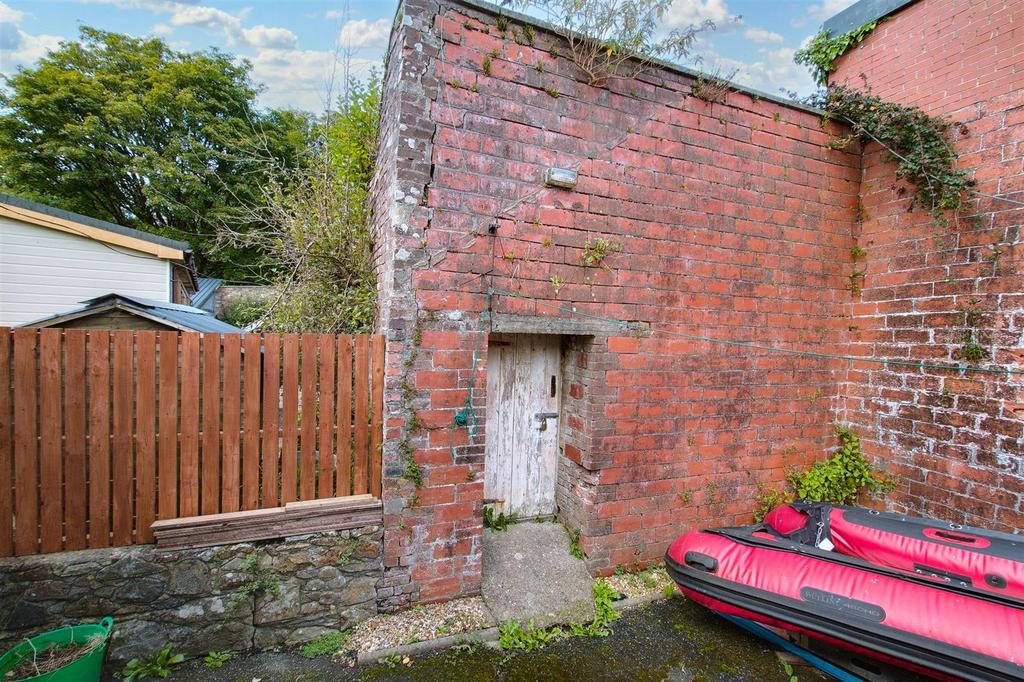 Brick built shed