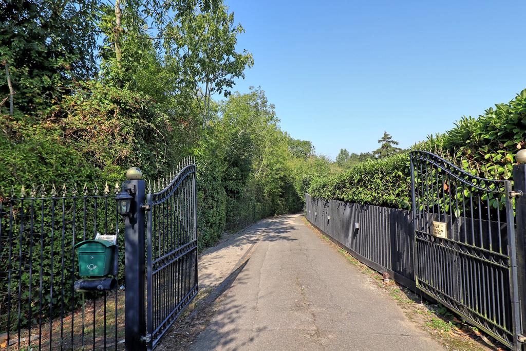 Gated Driveway and Garden