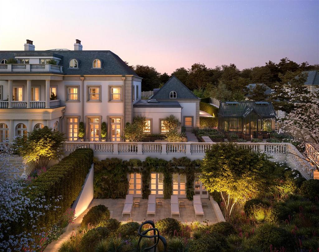 4327 Alexander House Ext Kitchen-Garden Dusk Draft