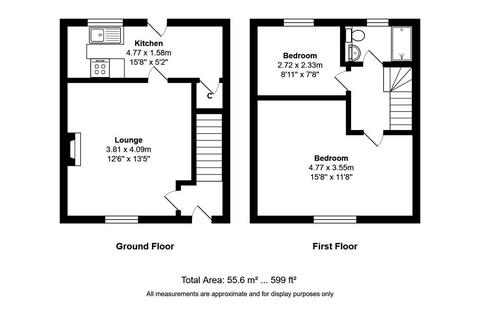 2 bedroom end of terrace house to rent, High Street, Sutton-in-craven