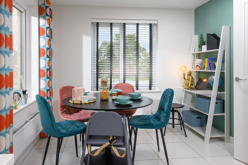 Stylish dining area