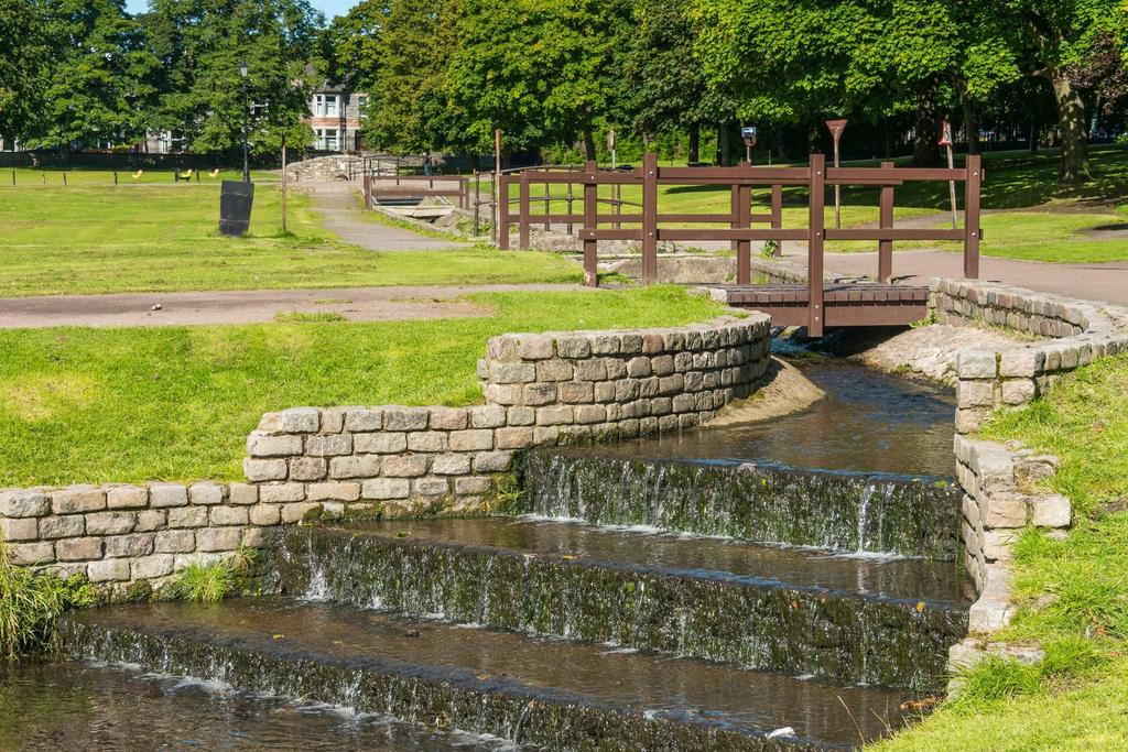 Water feature located within Westburn park,...