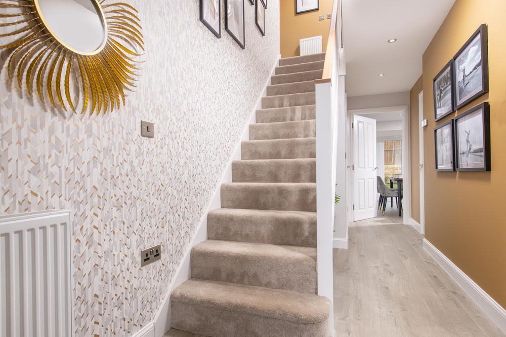 Inside view of 4 bedroom detached Meriden hallway