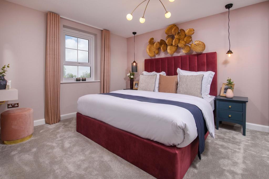 Bedroom 1 in the Ripon Show Home