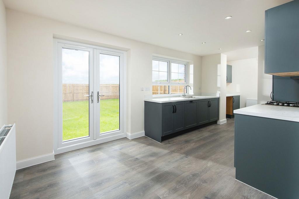 The interior of Plot 33 The Denby at Stirling...