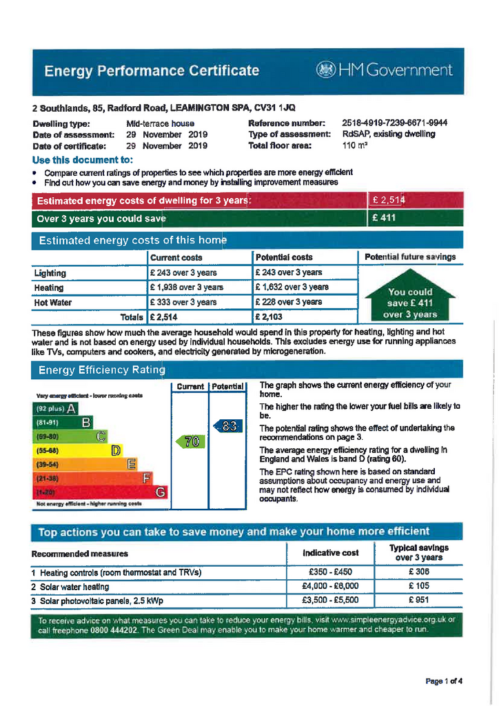 EPC Certificate