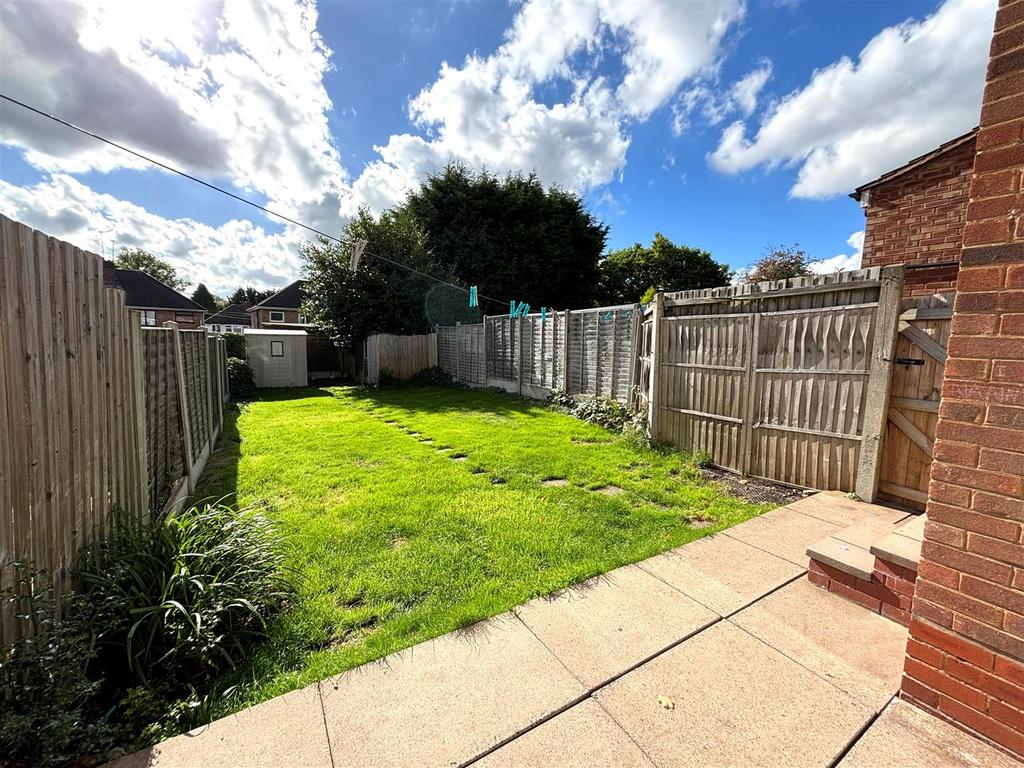 Rear garden