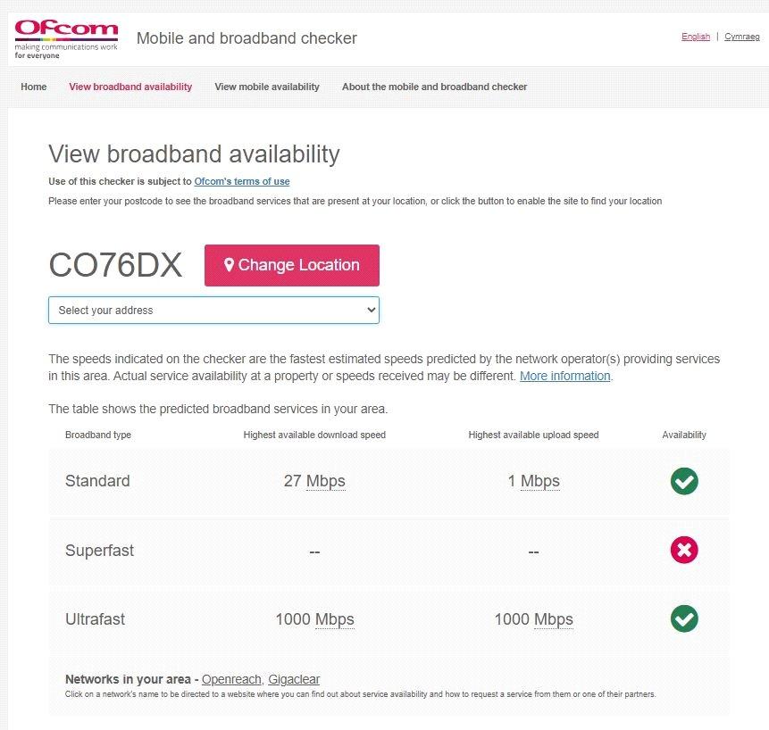 Broadband Check