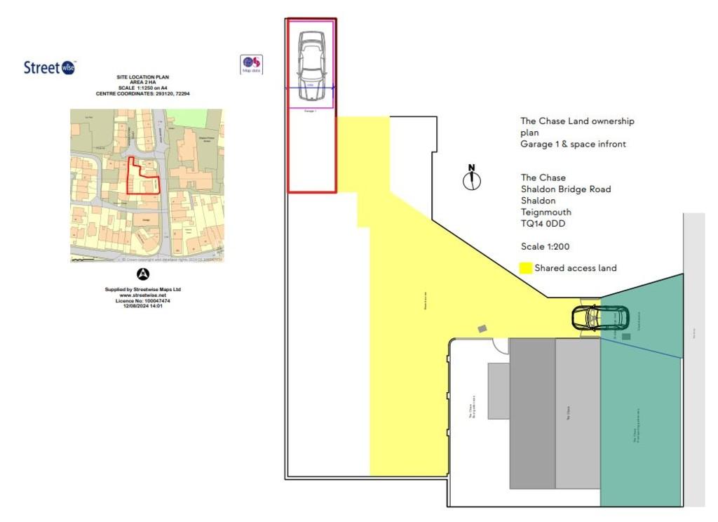 Garage 1 with parking space infront