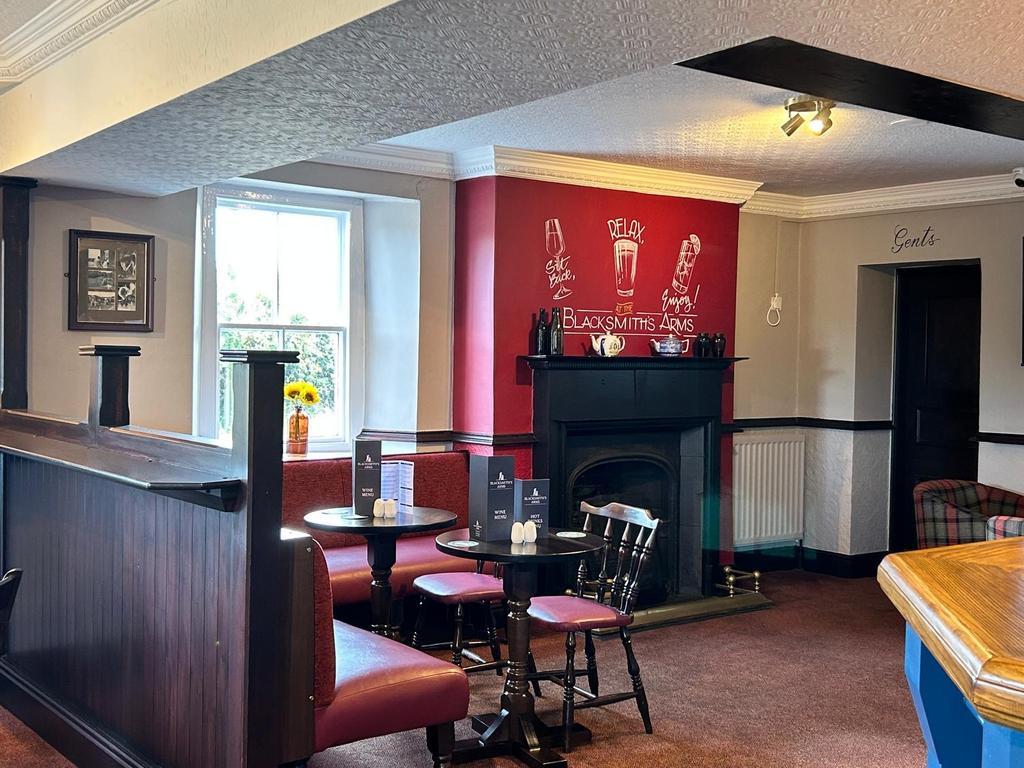 Reception room, fireplace