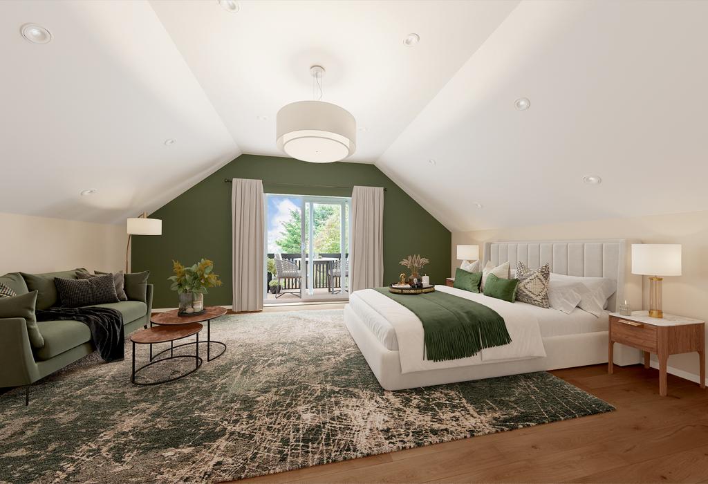 Modernized Master Bedroom (CGI Rendition)