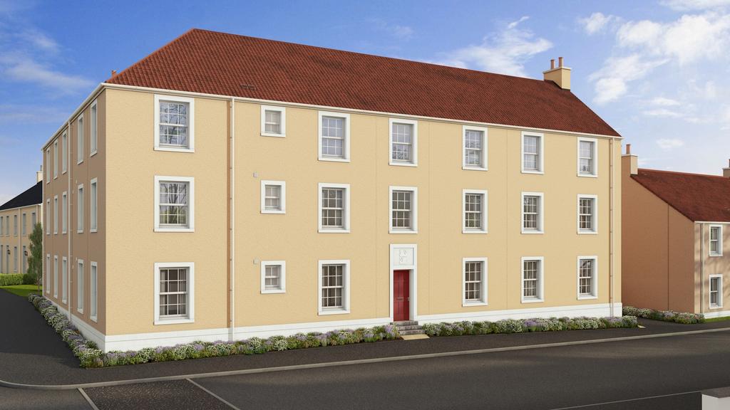 CGI of Longniddry Village phase 2 apartment block