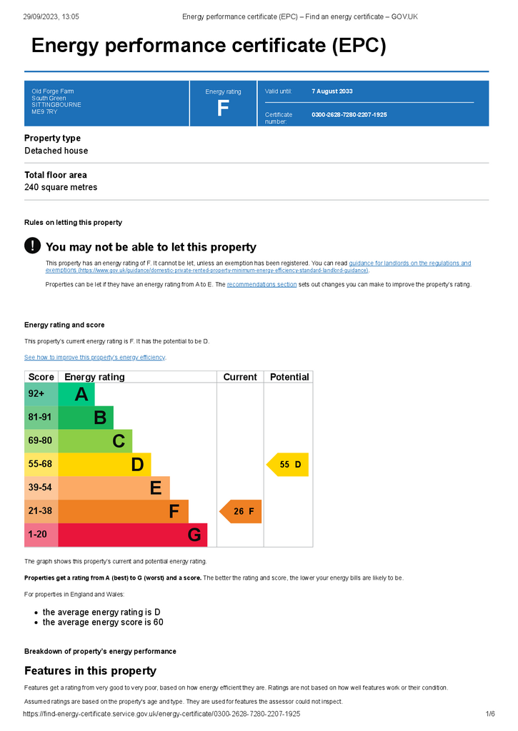 Energy performance c