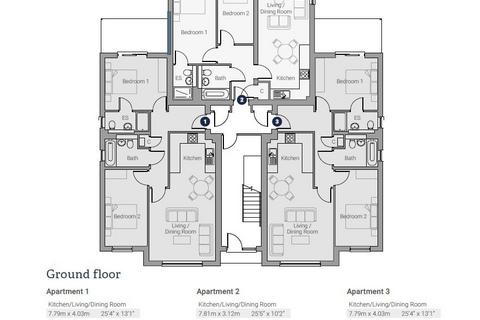 2 bedroom apartment to rent, 132-134 New Road, High Wycombe HP12