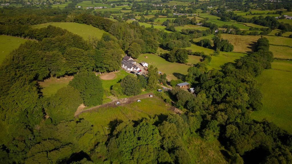 Aerial view of property