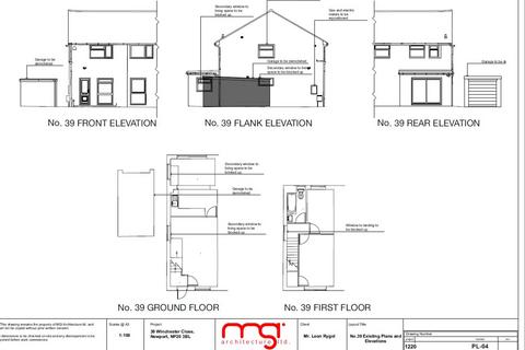 2 bedroom end of terrace house for sale, Winchester Close, Newport, NP20