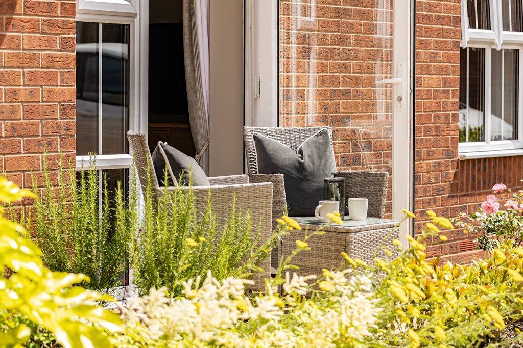 Typical Private Patio Area