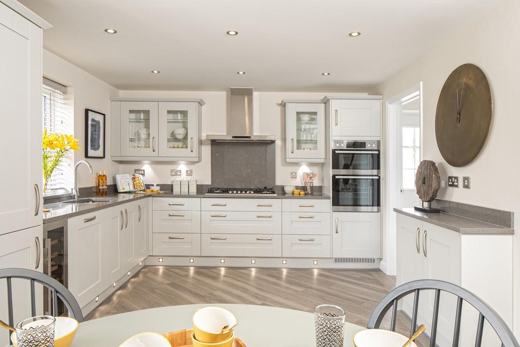 Open plan kitchen in the Chelworth 4 bedroom home