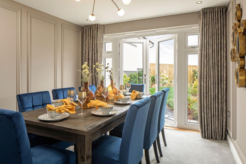 Dining room in the Chelworth 4 bedroom home
