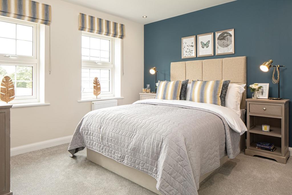 Double bedroom in the Chelworth 4 bedroom home