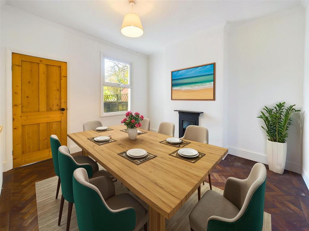 Dining Room Virtually Furnished