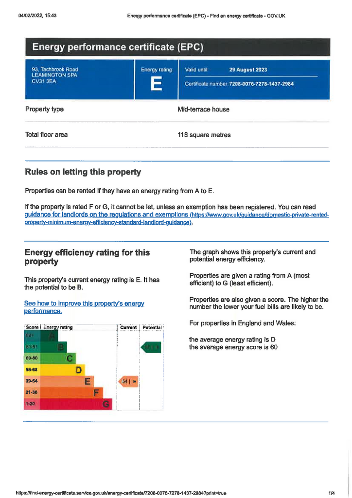 EPC Certificate