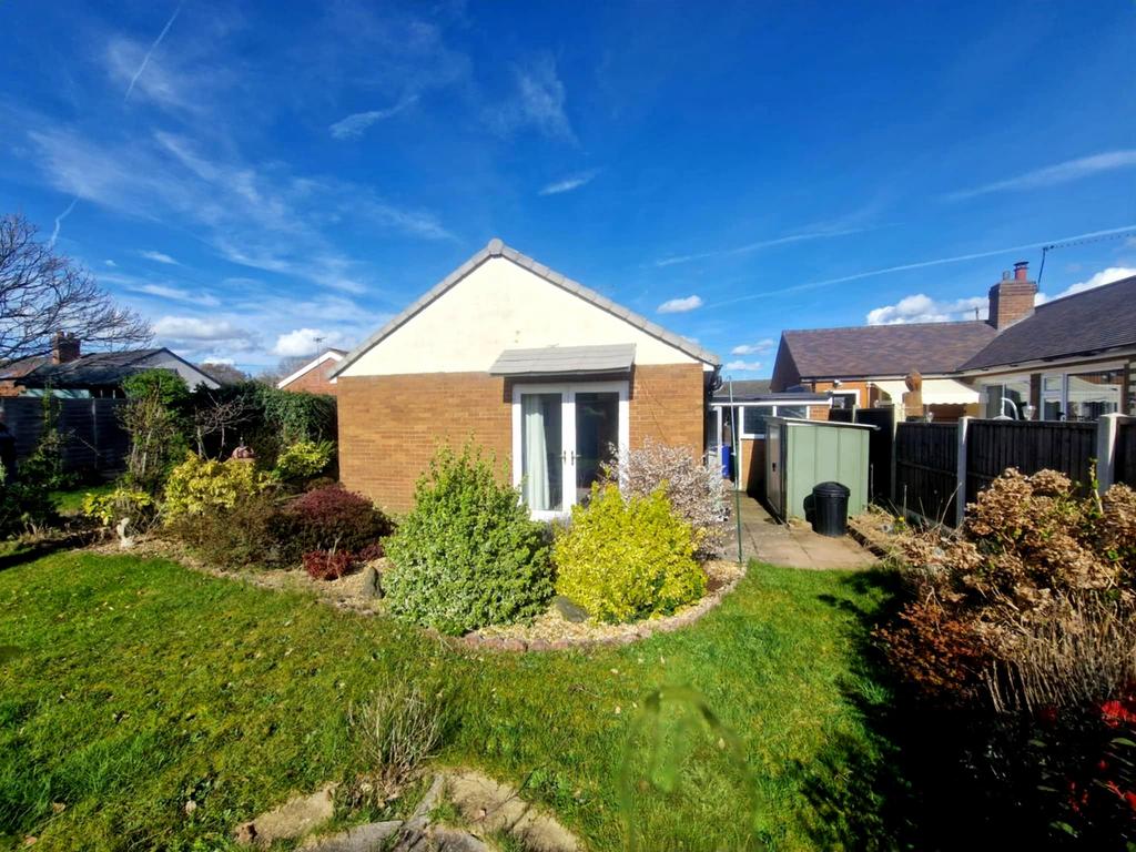 Rear of property
