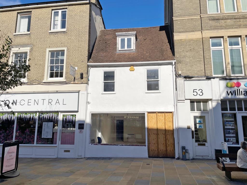 Front view of 55 High Street commercial premises w