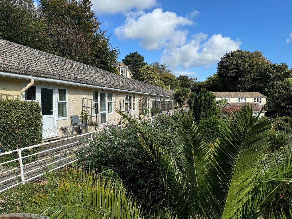 Chalets overlooking gardens