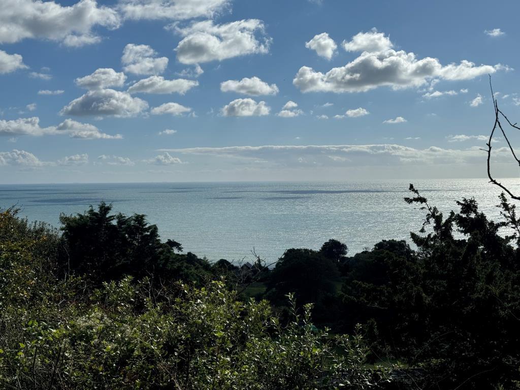 Sea view from Chalets