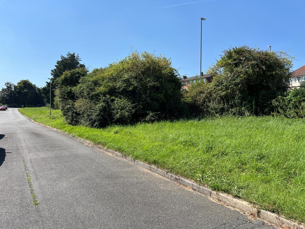 Alternative view showing plot of land for sale