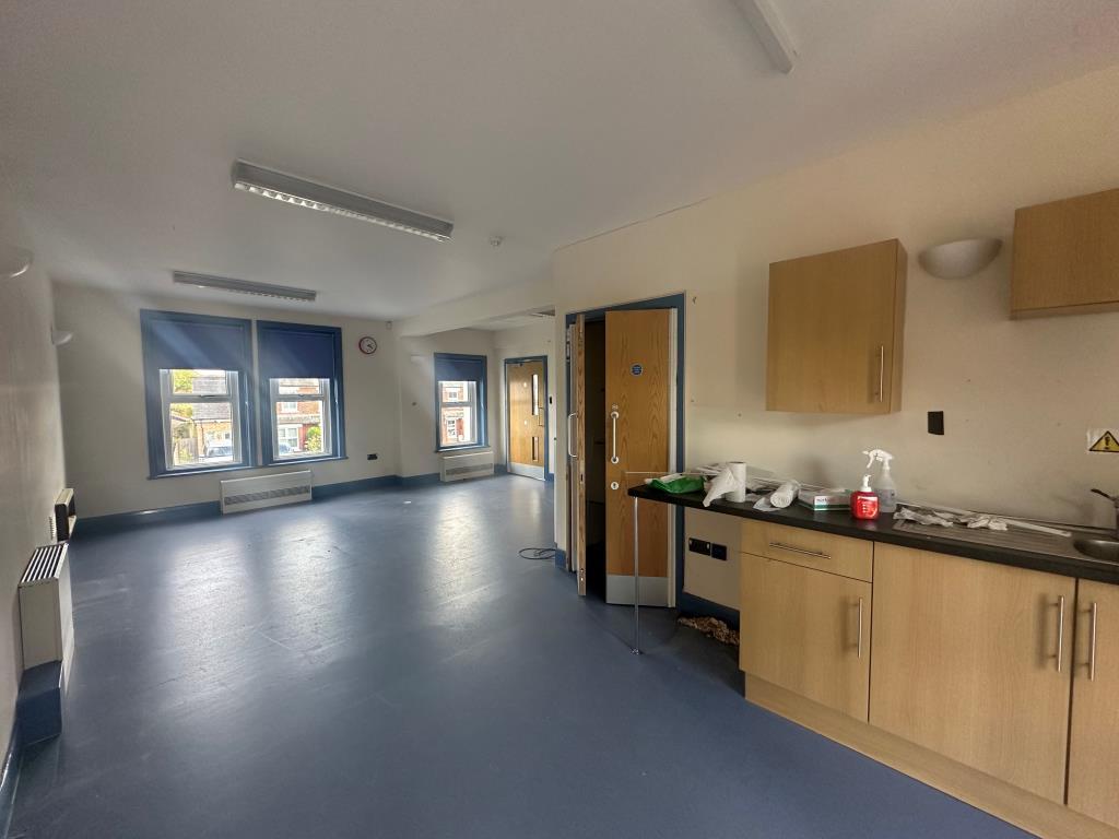 L shaped first floor room