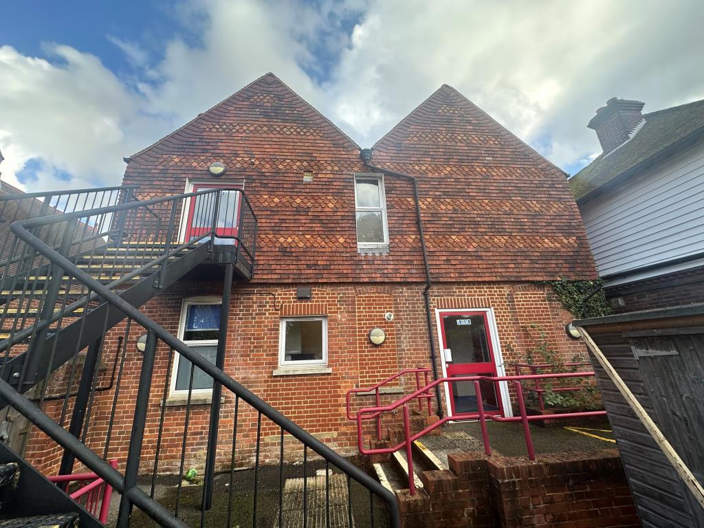 Rear of property