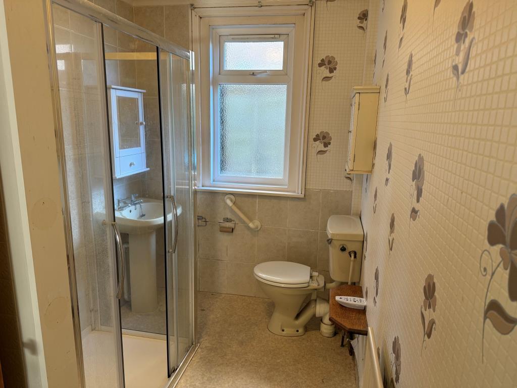 Bathroom with shower cubicle