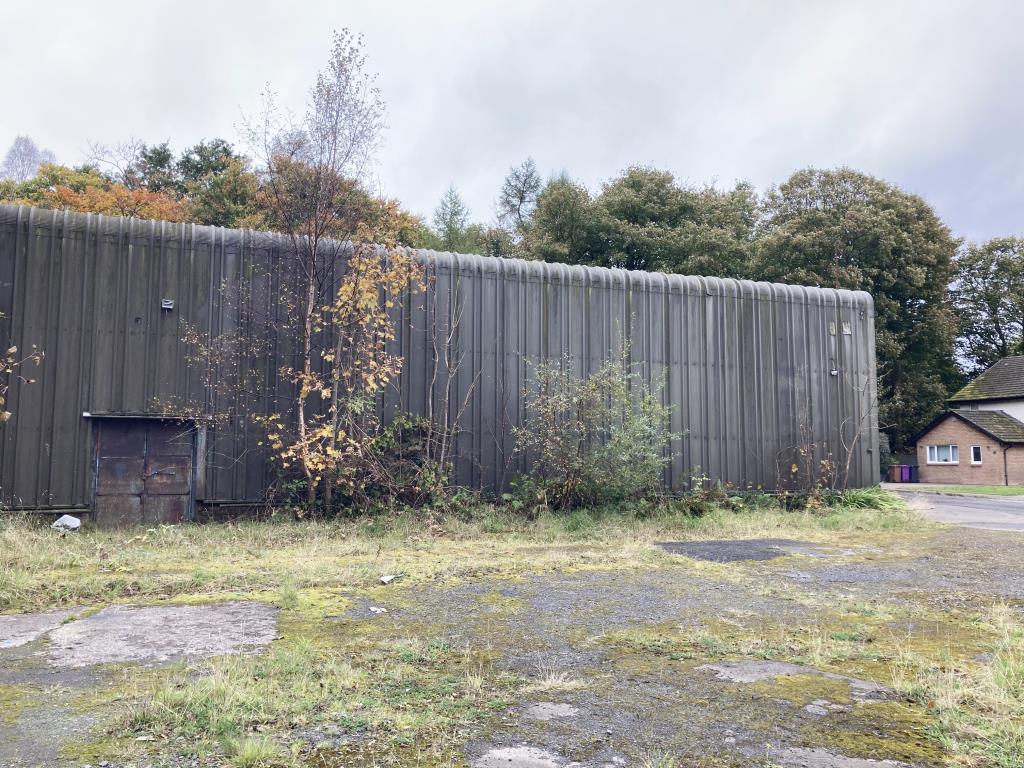 The land and Garage may offer potential for reside