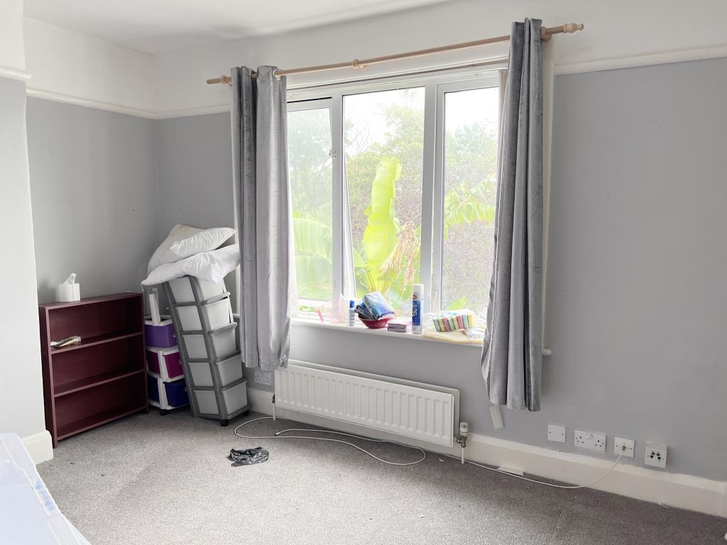 Bedroom on first floor at the rear of the property