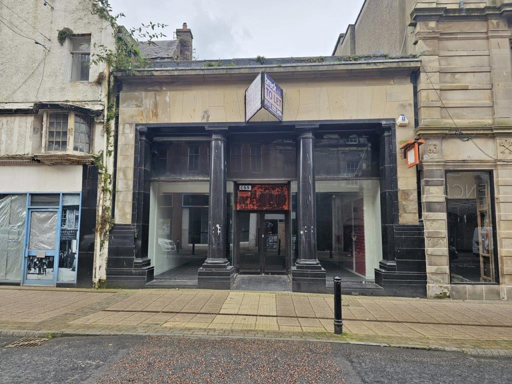 Double fronted retail premises at 67 High Street A