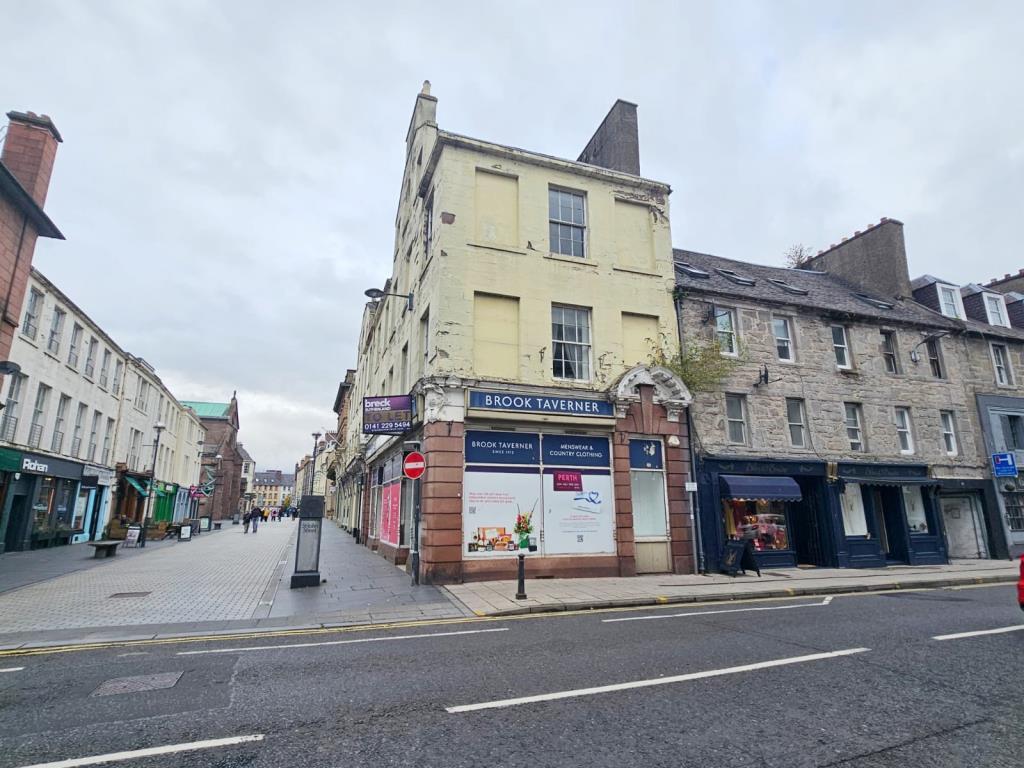 Side view from South Street of the ground floor sh