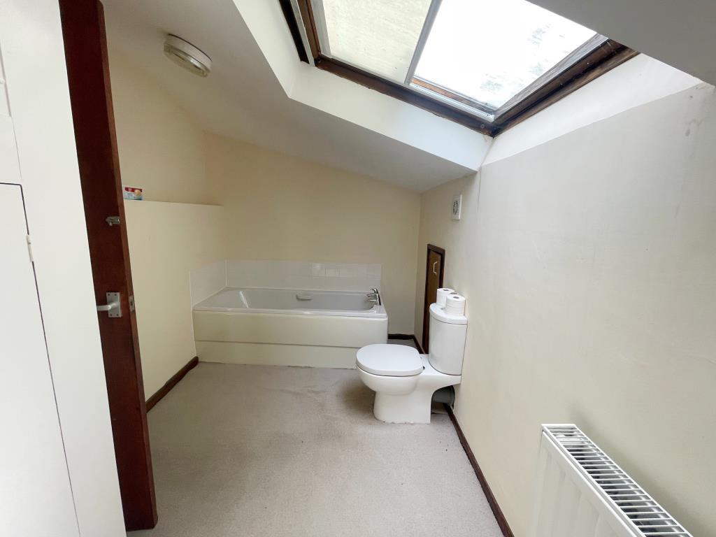 First Floor Bathroom with skylight window