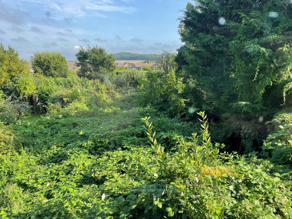 View from first floor of garden and Downs