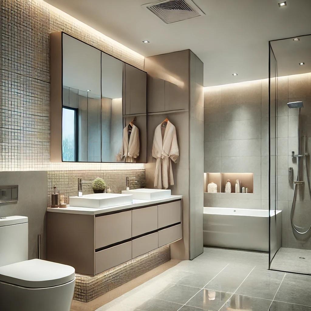 Lux modern bathroom