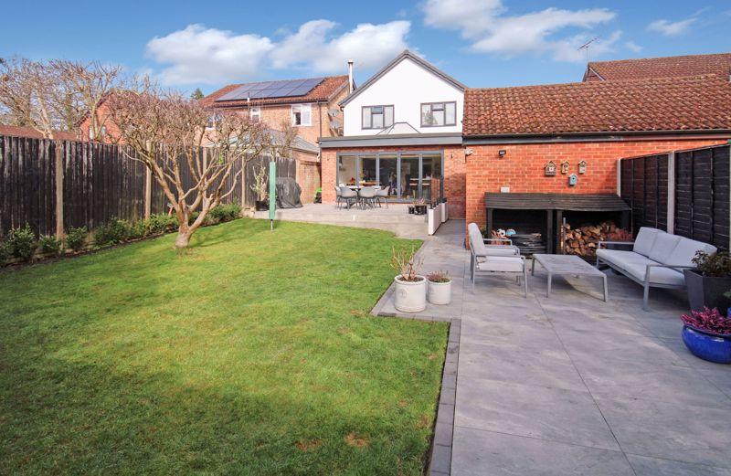 Rear of property