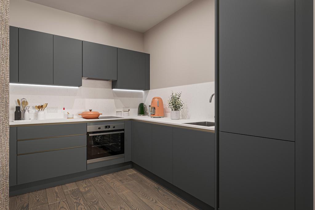 Fenton Apartments (1bed) - Kitchen