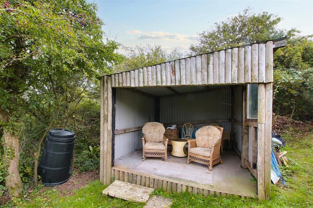 Sheltered seating area