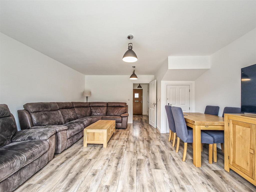 Spacious living dining room