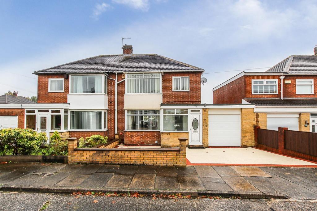 Northfield Drive, West Moor, NE12 3 bed semidetached house for sale