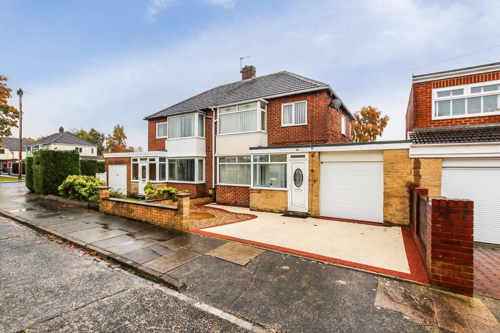Northfield Drive, West Moor, NE12 3 bed semidetached house for sale