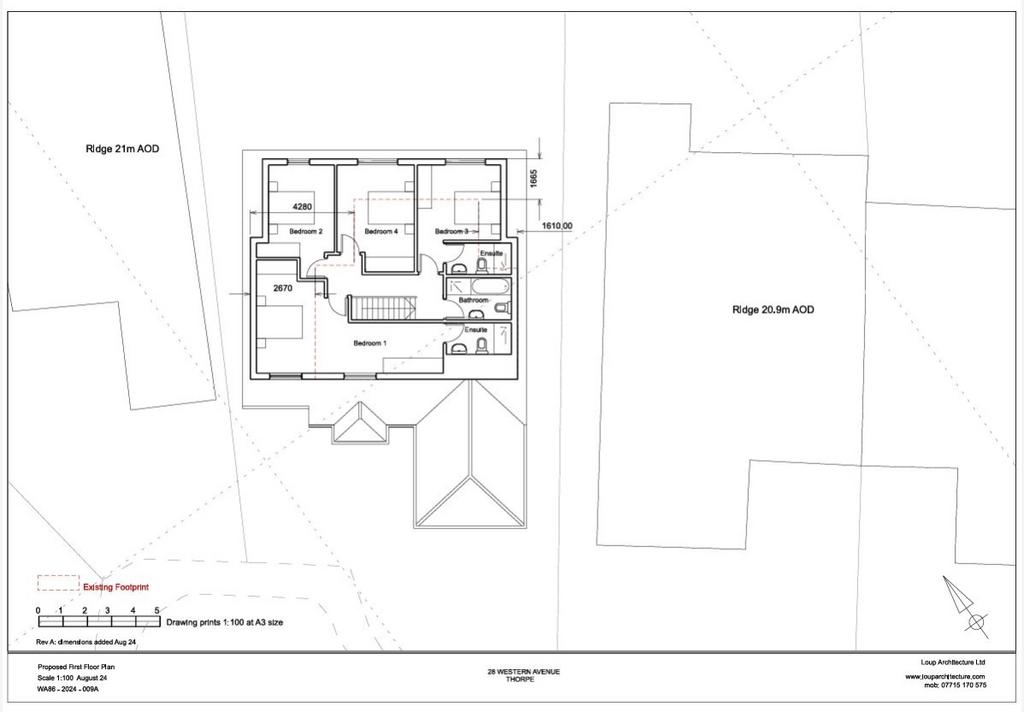 Approved Plans first floor