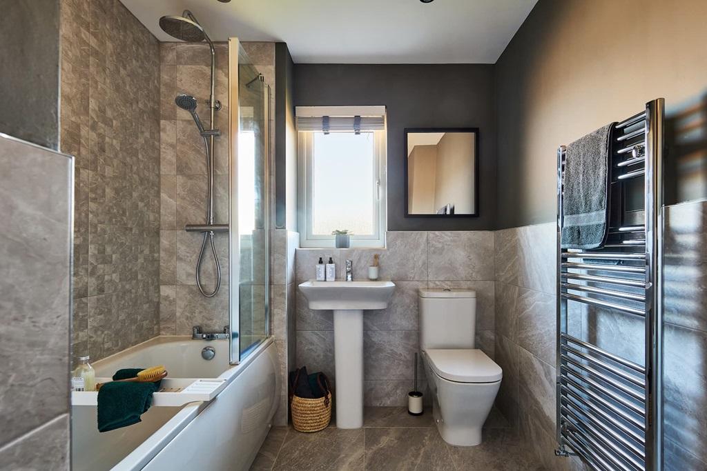 A family bathroom completes the accommodation